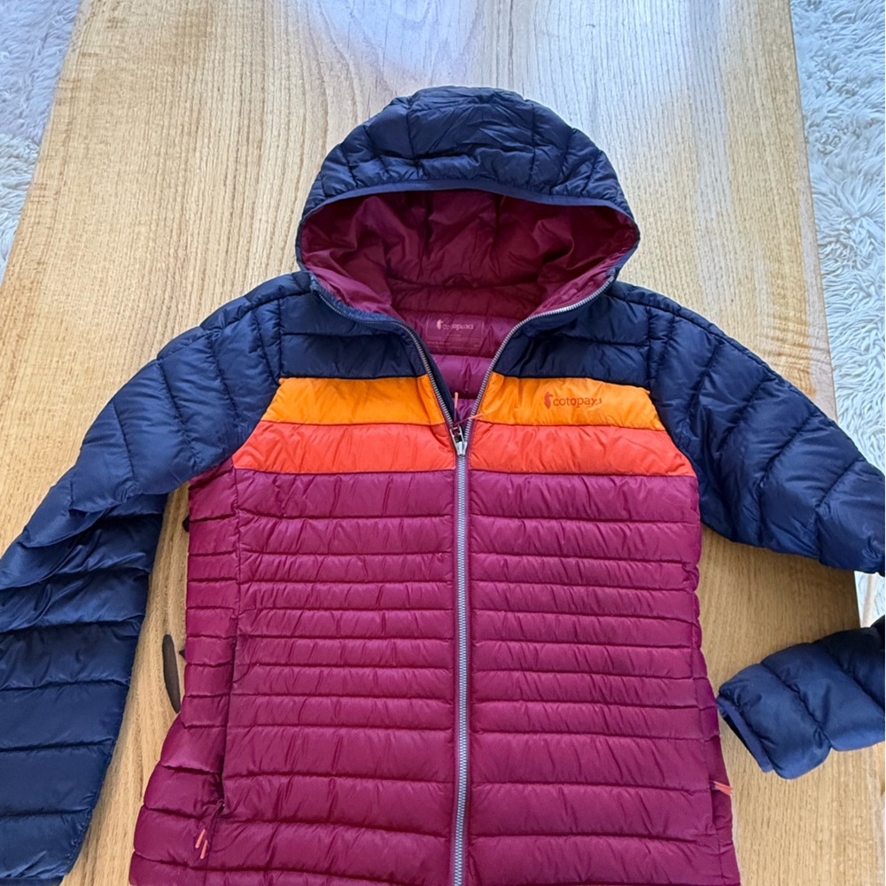 Cotopaxi Fuego Down Hooded Jacket - Women’s. Like new!